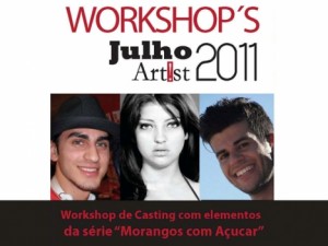 Workshop de Casting com actores dos Morangos com Açúcar